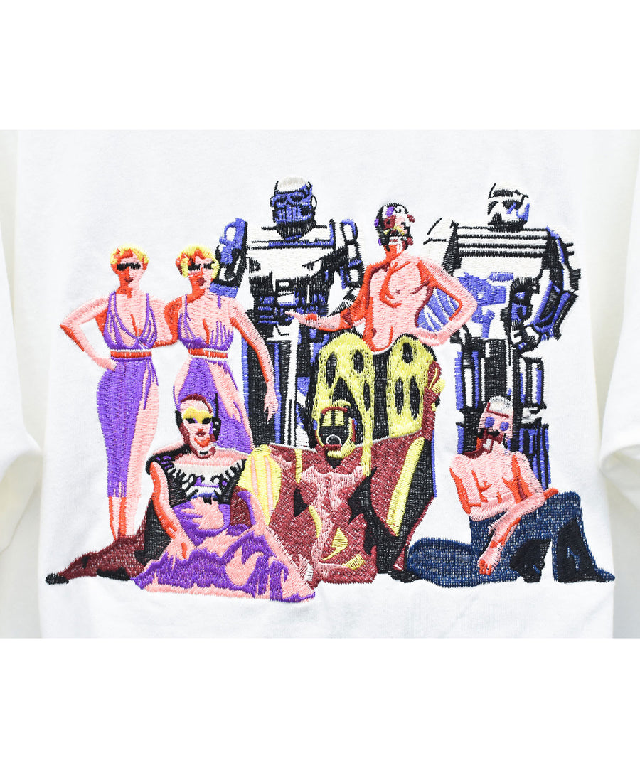 SF26SS-17 TRIBE EMBROI BIG TEE