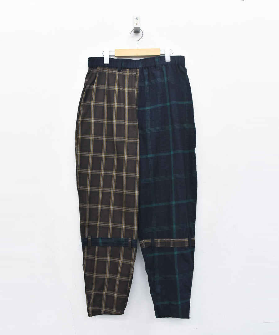 SF26SS-16 MIX CHECK BONTAGE PANTS