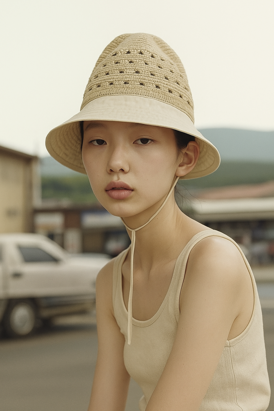 Mountain Mix Hat / BEIGE
