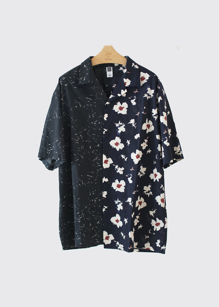 Half Aloha Shirt A/BK*BK