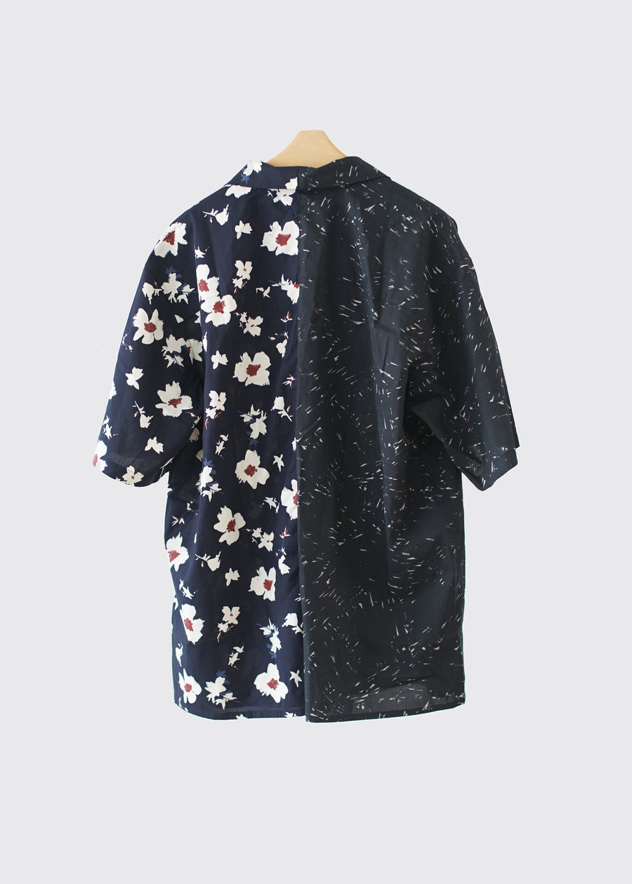 Half Aloha Shirt A/BK*BK