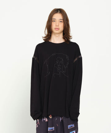 SF26SS-25A ONE-LOVE EMBROI L/S SAMUE T-SHIRT