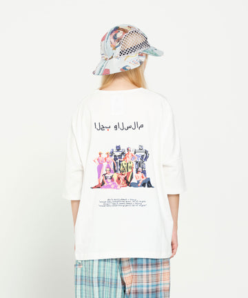 SF26SS-17 TRIBE EMBROI BIG TEE