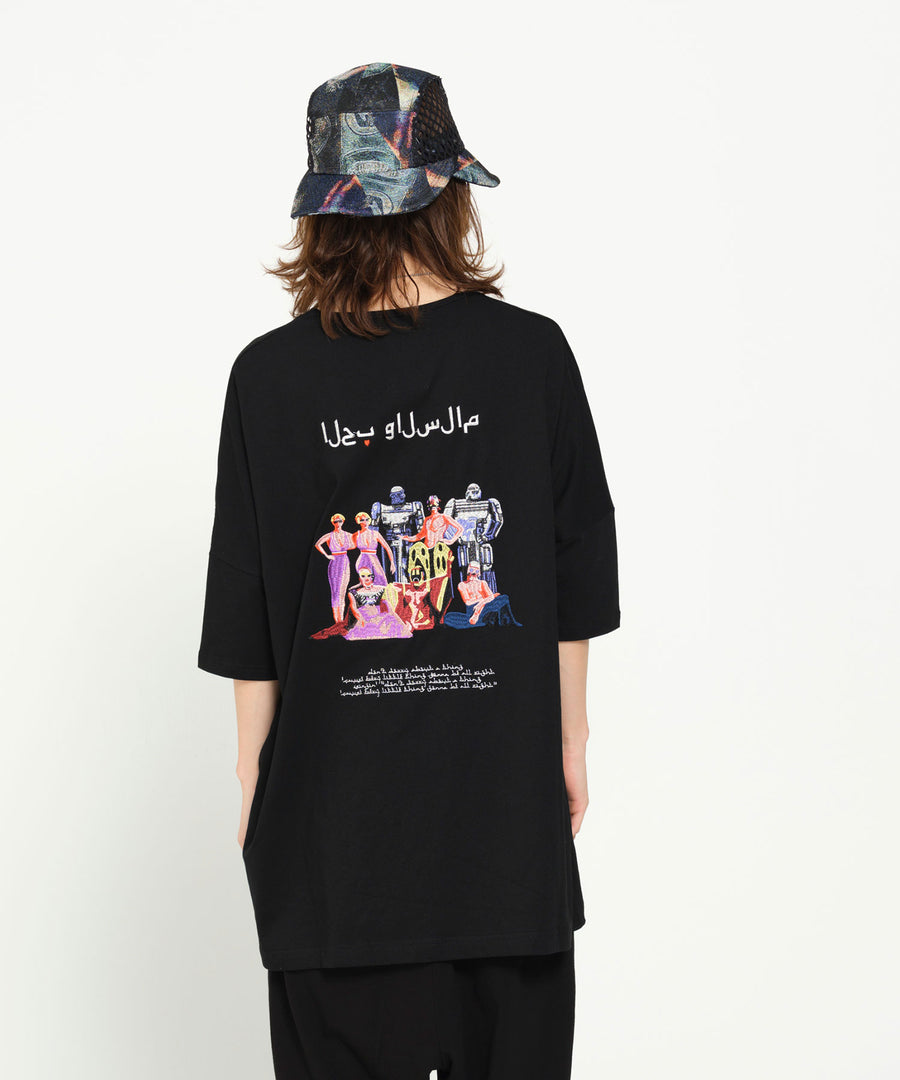 SF26SS-17 TRIBE EMBROI BIG TEE