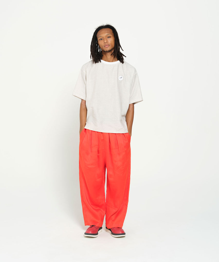 SF26SS-19 TRIPLE TUCK LINEN PANTS