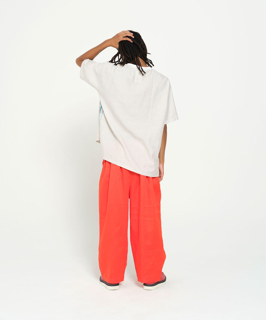 SF26SS-19 TRIPLE TUCK LINEN PANTS