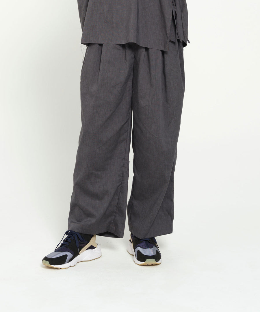 SF26SS-19 TRIPLE TUCK LINEN PANTS
