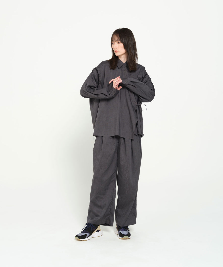 SF26SS-19 TRIPLE TUCK LINEN PANTS