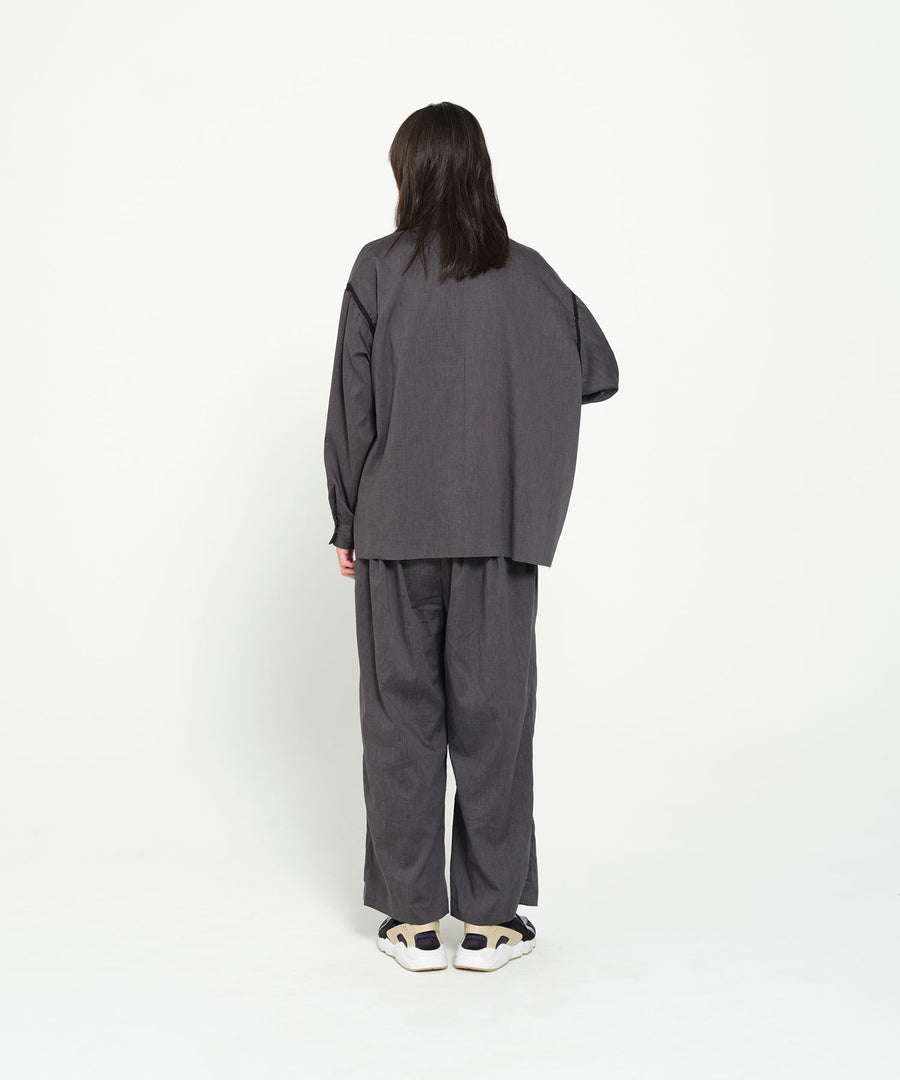 SF26SS-19 TRIPLE TUCK LINEN PANTS