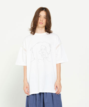 SF26SS-26A ONE-LOVE EMBROI SAMUE T-SHIRT