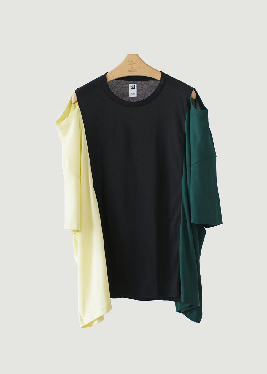 Panel Wide Tee / BLACK MULCH