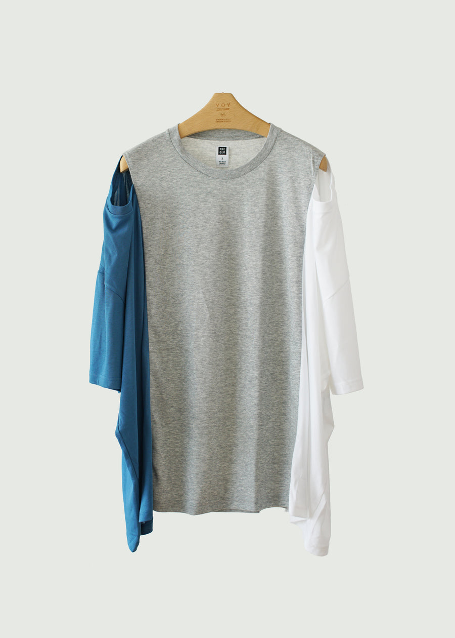 Panel Wide Tee / GREY MULCH