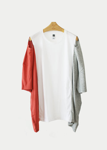 Panel Wide Tee / WHITE MULCH