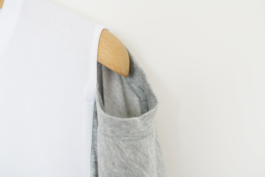 Panel Wide Tee / WHITE MULCH