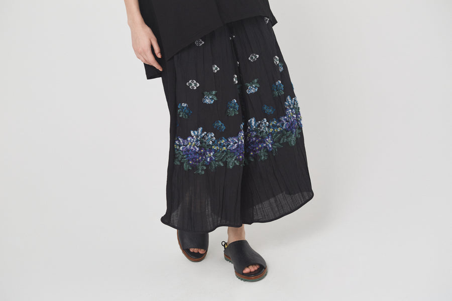 BSD26SS-02 Mosaic Garden Pants BLACK