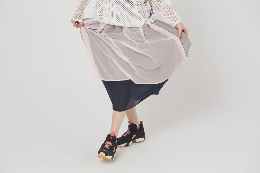 BSD26SS-09 Mirage Layer Skirt GREY
