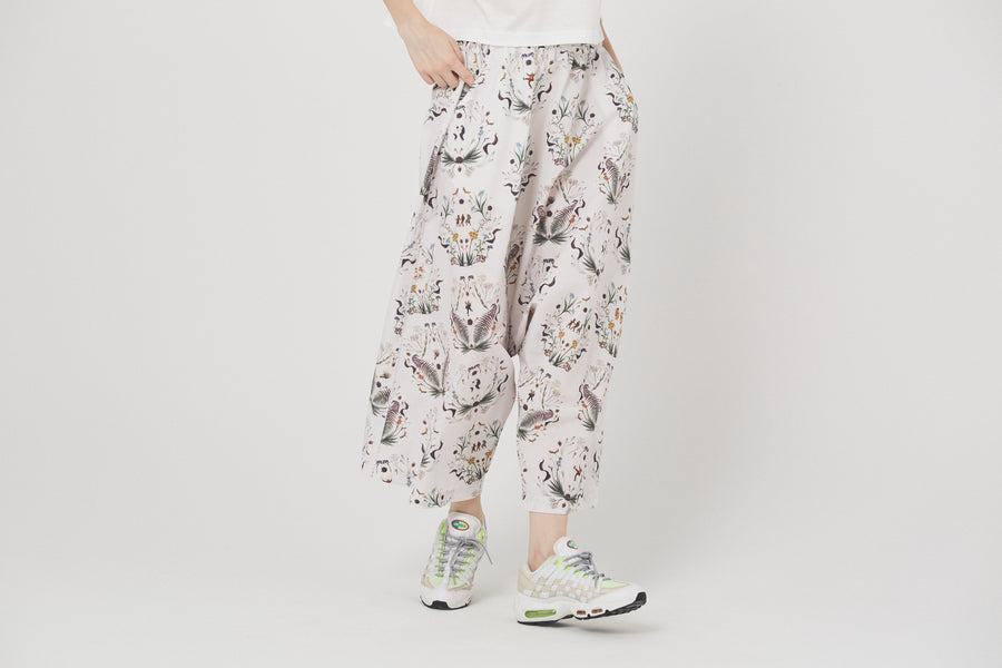 BSD26SS-19 Dance In The Garden Wide Pants NATURAL