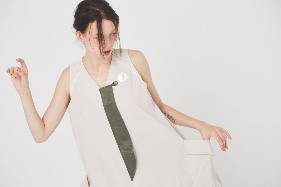 BSD26SS-05 Mixed Military Dress NATURAL