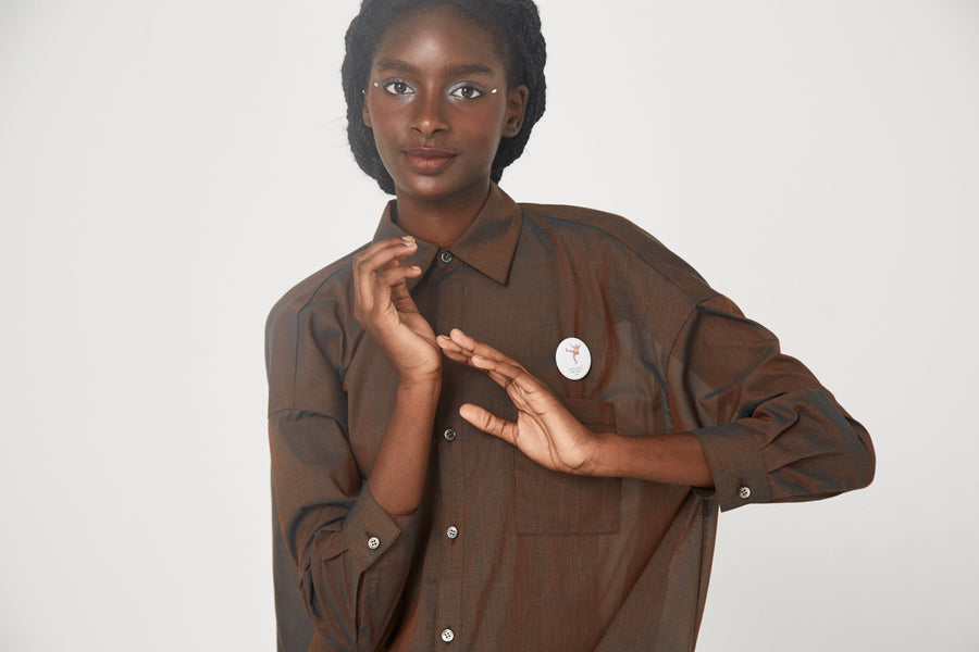 BSD26SS-07 Mirage Maxi Shirt BR