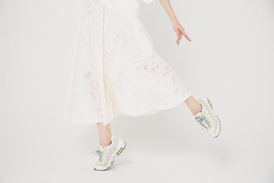BSD26SS-12 Dancing Lace Culottes WHITE