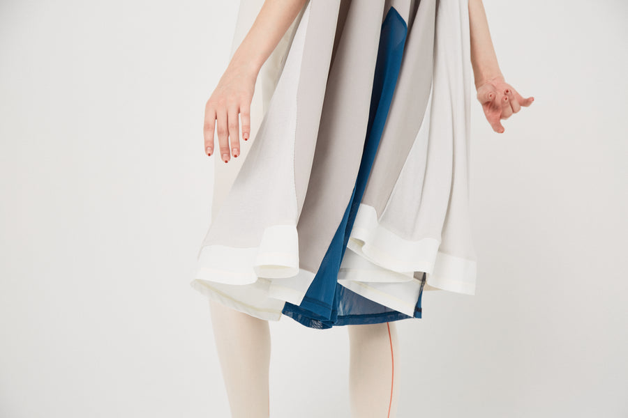 BSD26SS-22 Draped Maxi Tee Dress L GREY