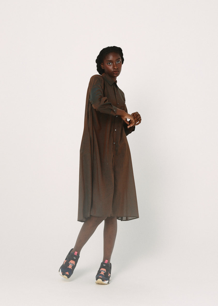 BSD26SS-07 Mirage Maxi Shirt BR