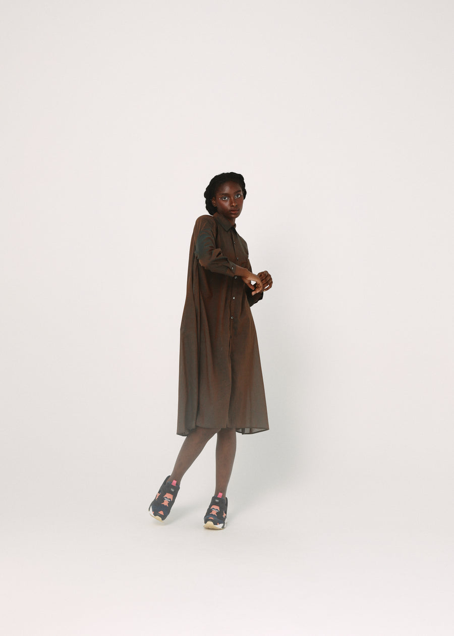 BSD26SS-07 Mirage Maxi Shirt BR