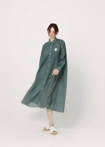 BSD26SS-07 Mirage Maxi Shirt GRN