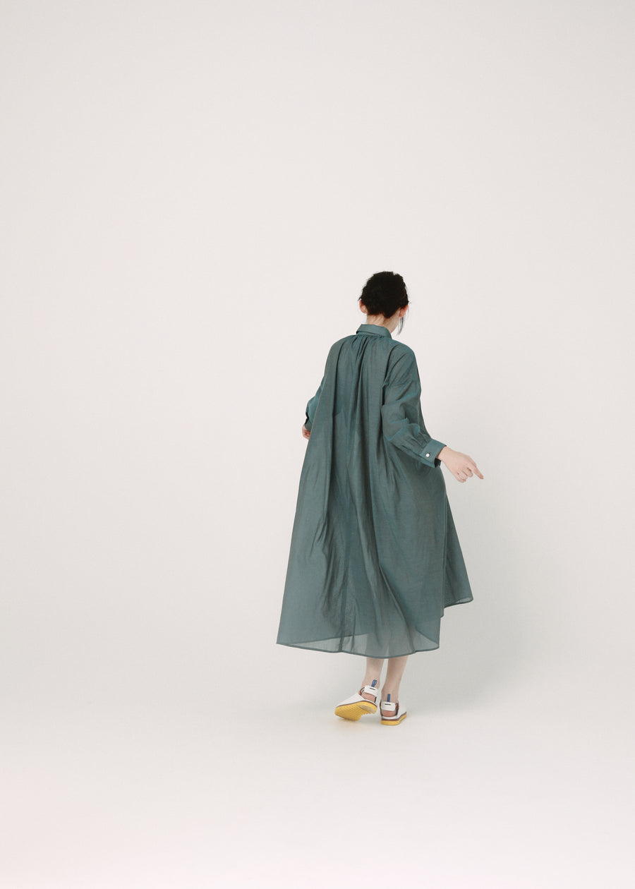 BSD26SS-07 Mirage Maxi Shirt GRN