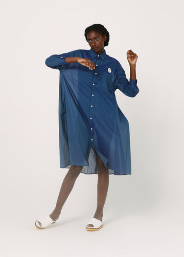 BSD26SS-07 Mirage Maxi Shirt BL