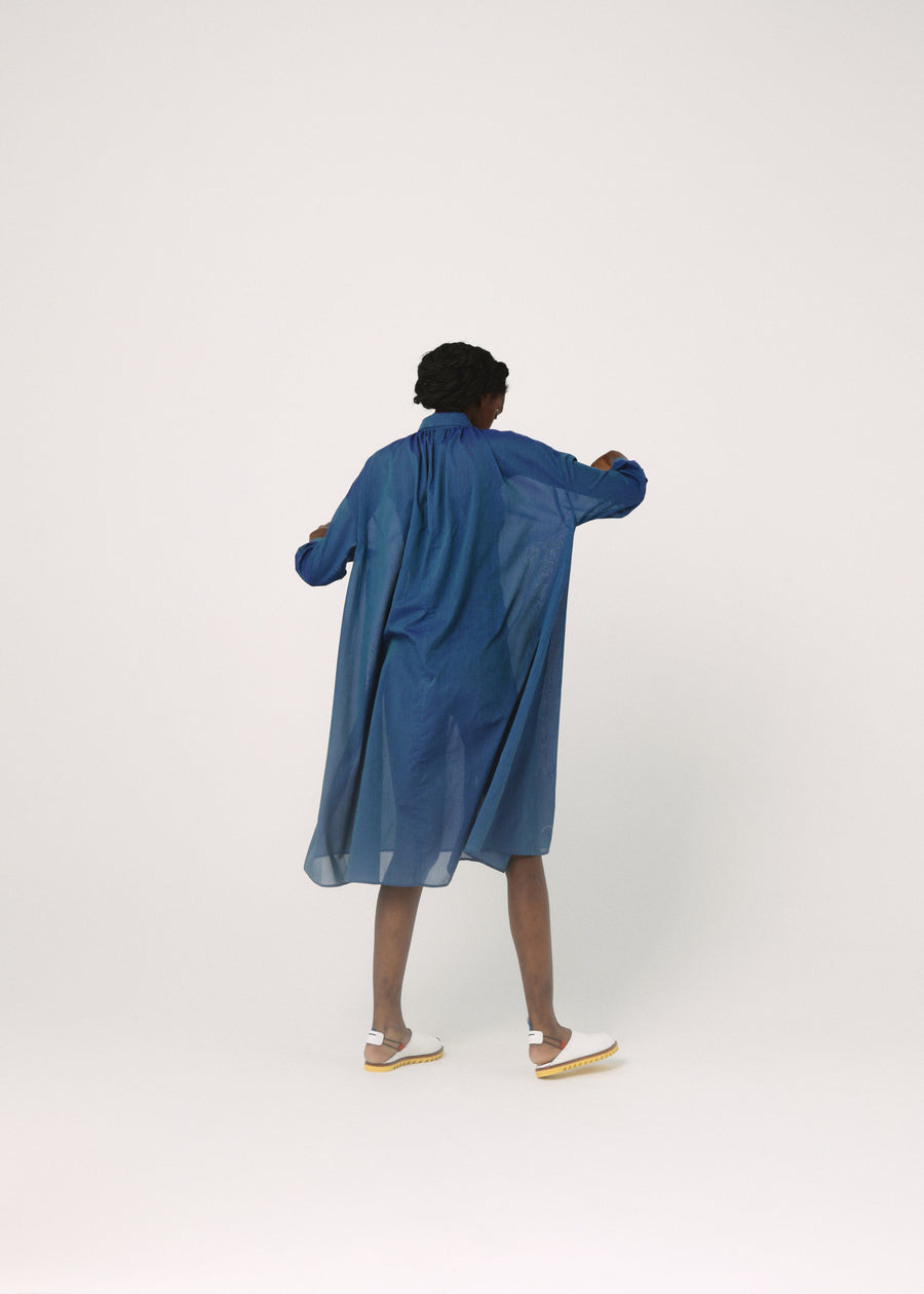 BSD26SS-07 Mirage Maxi Shirt BL
