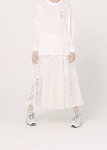 BSD26SS-12 Dancing Lace Culottes WHITE