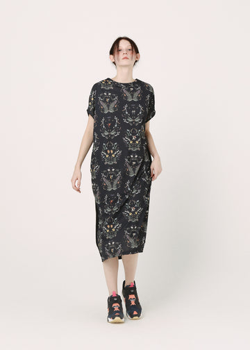 BSD26SS-17 Dance In The Garden One-piece BLACK
