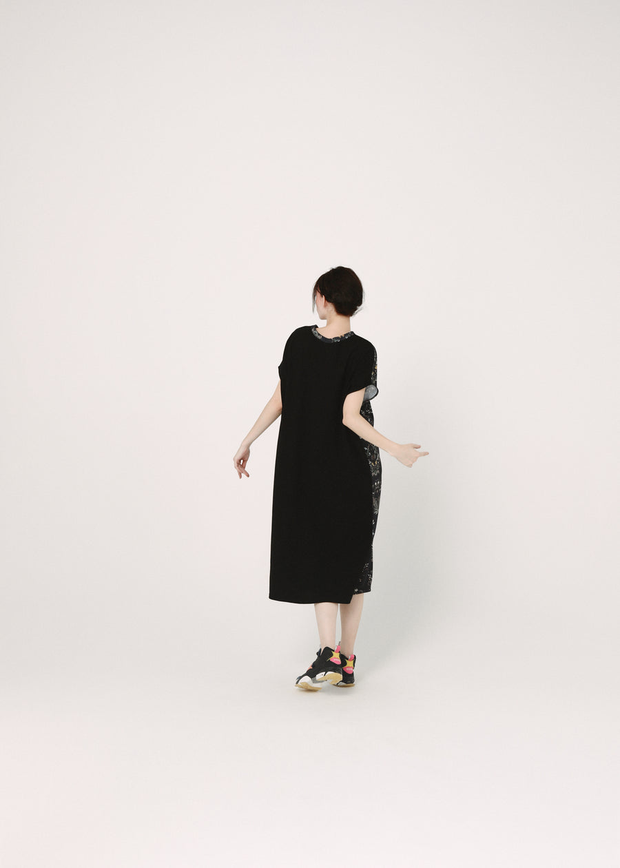 BSD26SS-17 Dance In The Garden One-piece BLACK
