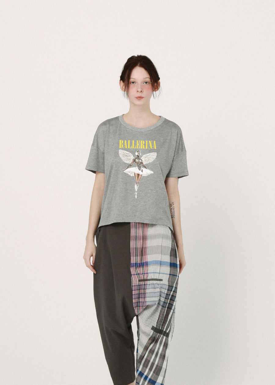 BSD26SS-25C NEO BALLERINA Flare T-Shirt GR