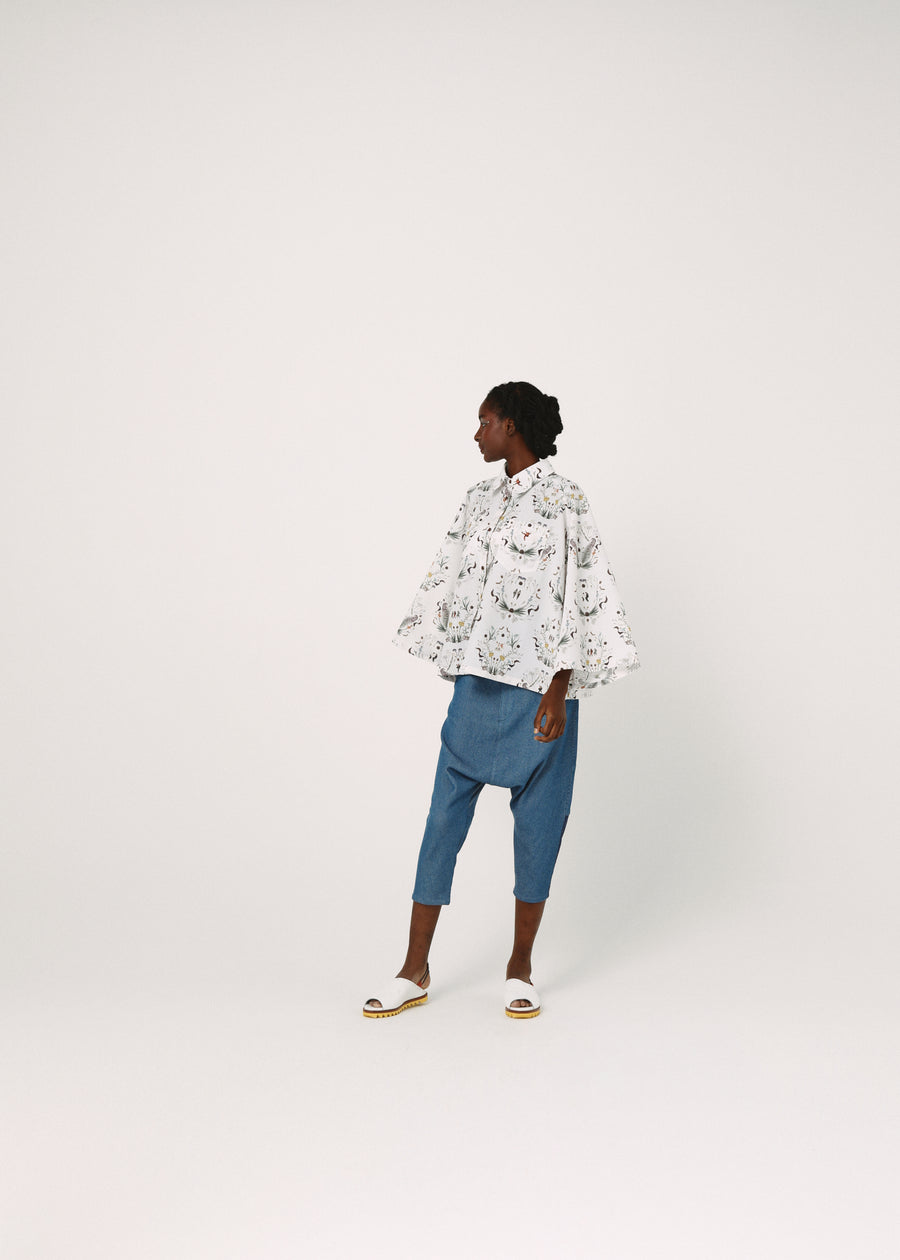 BSD26SS-14 Mix Tex Relax Jeans BL