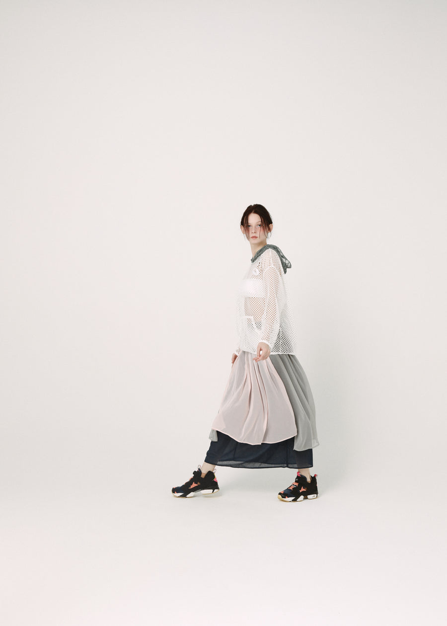 BSD26SS-09 Mirage Layer Skirt GREY
