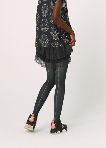 BSD26SS-28 Spiritual Dance Tights BLACK