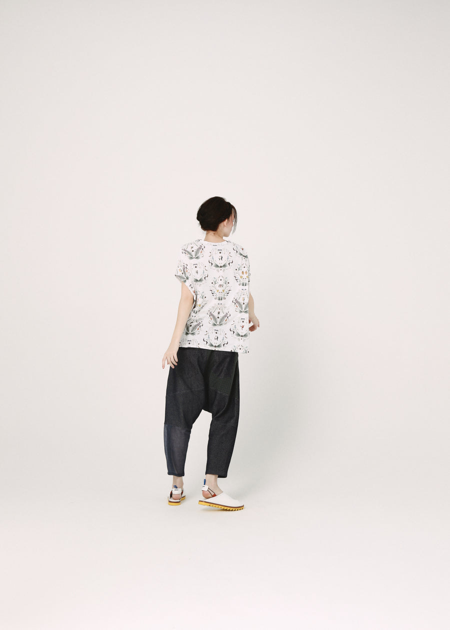 BSD26SS-18 Dance In The Garden Tee NATURAL