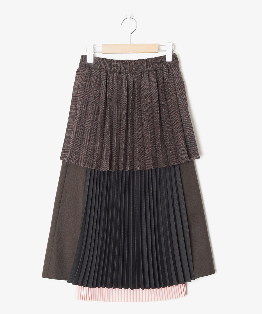 Layered School Skirt