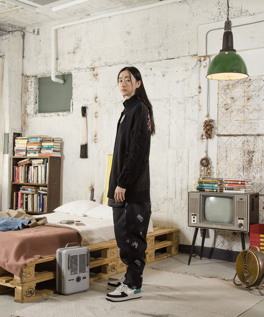 SF23AW-19 Chaos Knit Blouson