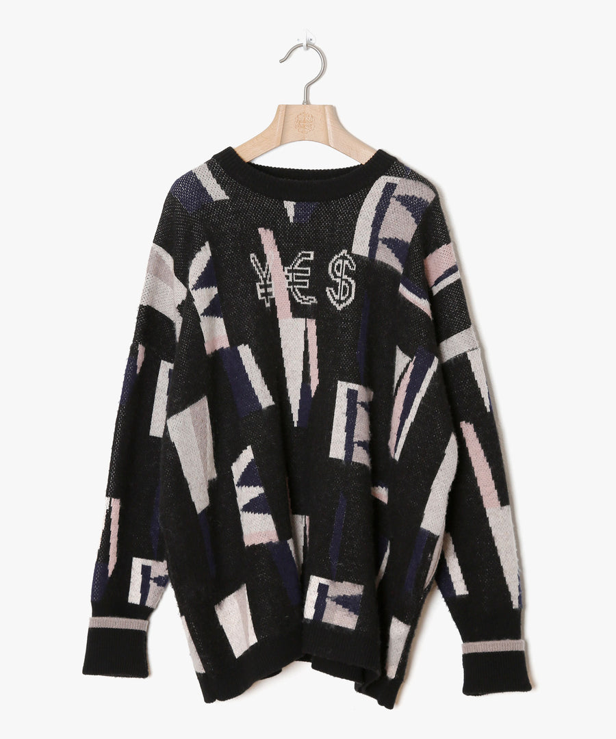 Currency YES knit sweater