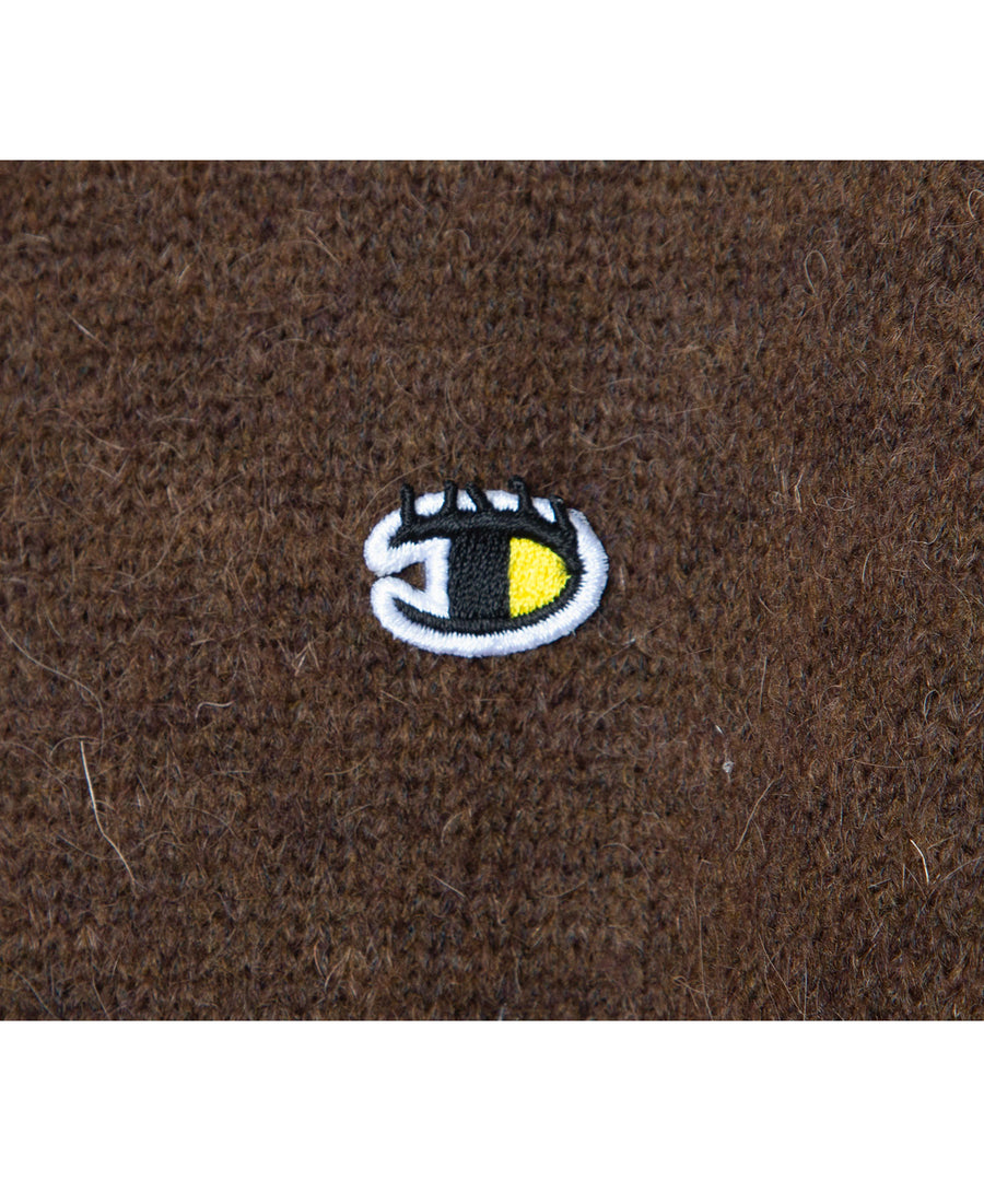bsd23AW-31 2way Mix Textile Knit Gawn